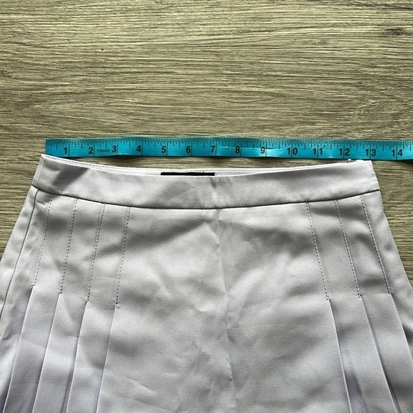 ASOS Design Lilac Pastel Purple Pleated Skirt Size 4 - Picture 8 of 9